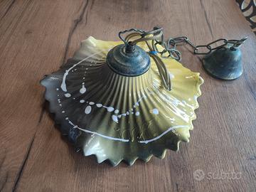 lampadario in ceramica