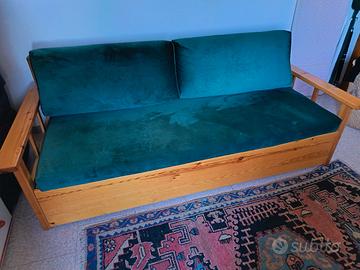 divano 3posti +2poltrone in pino massiccio