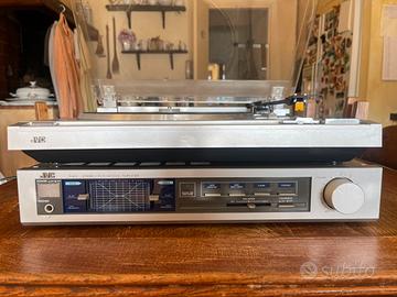 Impianto  HI-FI  JVC anni ‘80 e amplificatore