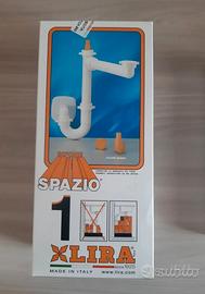 Sifone salvaspazio per lavandino a una vasca