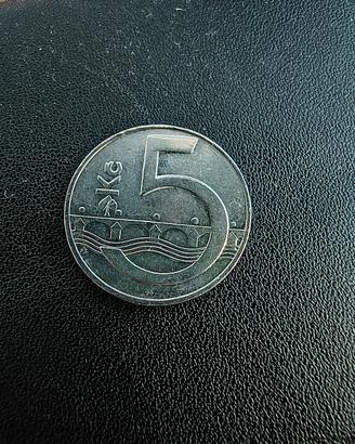 Moneta, Repubblica Ceca, 5 Korun, 1994, BB, Acciai