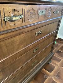 Comò Antico Primi '900 Stile Umbertino Liberty