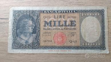 1000 LIRE ORNATA DI PERLE MEDUSA Q425 067596