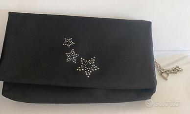 Pochette da polso Pupa nera con stelle