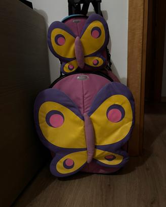 Valigia e zainetto bimba samsonite