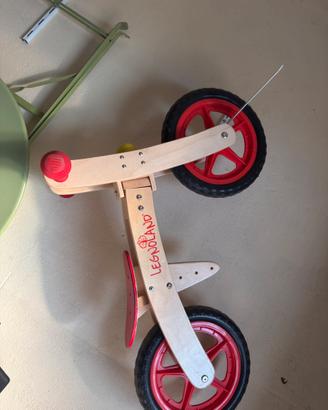 Balance bike Bici senza pedali Legnoland