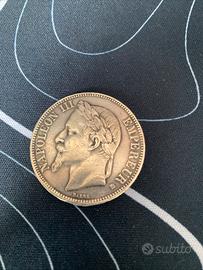 Moneta argento napoleone III