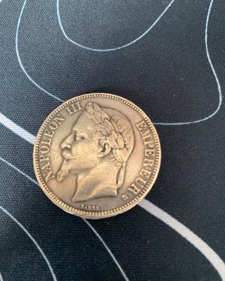 Moneta argento napoleone III