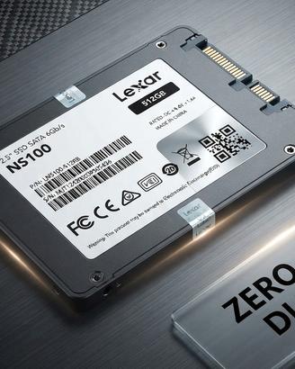 SSD Lexar SATA 2,5 da 512gb zero ore di vita. 