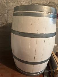 Botte rovere verniciata bianca