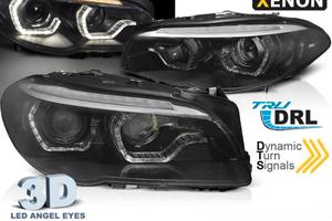 Fari XENON 3D Led DRL BMW F10 F11 11-13 neri