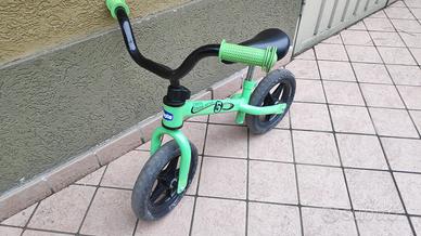 Bici bimbo senza pedali verde