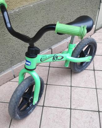Bici bimbo senza pedali verde