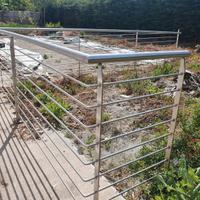 Ringhiera in aciaio inox