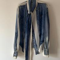 Camicia Dolce & Gabbana blusa stampa trompe-l'œil