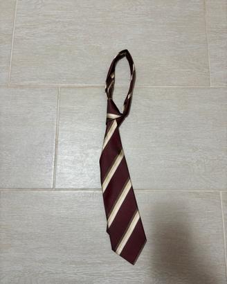 Cravatta Egon von Fürstenberg 100% seta bordeaux