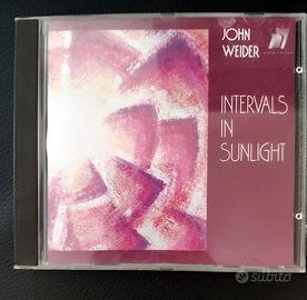 JOHN WEIDER - INTERVALS IN SUNLIGHT Album CD