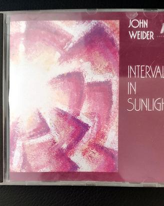 JOHN WEIDER - INTERVALS IN SUNLIGHT Album CD
