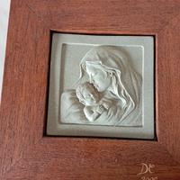 Quadro con cornice in legno 