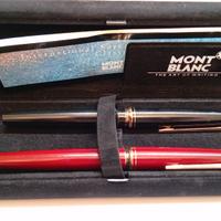 2 penne stilografiche Montblanc vintage
