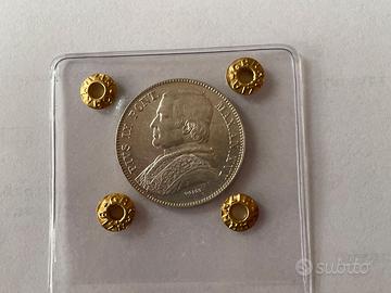 20 Baiocchi 1861 Pio IX Stato Pontificio qSPL/FDC