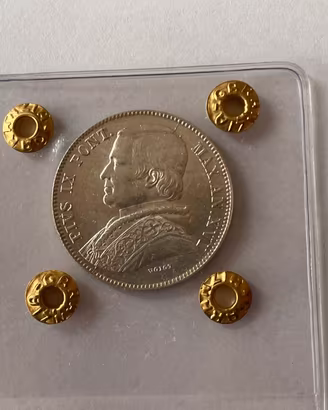 20 Baiocchi 1861 Pio IX Stato Pontificio qSPL/FDC