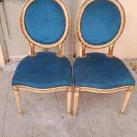 Coppia di sedie stile barocco