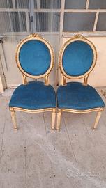 Coppia di sedie stile barocco
