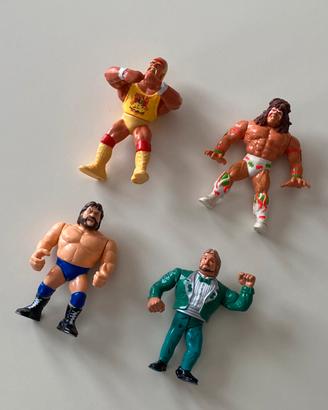 Lotto action figure WWF Hasbro GIG Italia Serie 2