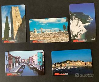 Carte telefoniche italiane nuove