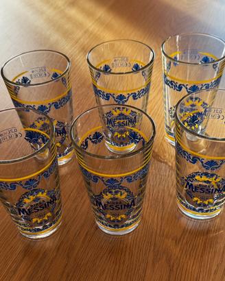 12 Bicchieri collezione Birra Messina
