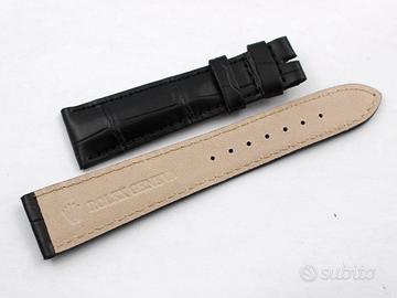 Cinturino Rolex Pelle Coccodrillo Nero 20/16mm