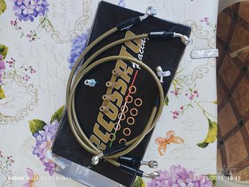 Tubi freno in treccia Kawasaki Z750 03-06