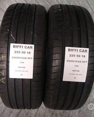 2 gomme 225 50 18 goodyear rft a67