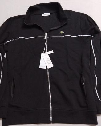 Felpa Lacoste con zip XL e XXL 
