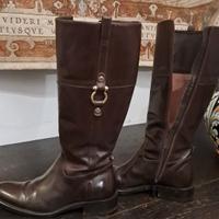 Stivali marroni 37 in vera pelle Geox