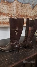 Stivali marroni 37 in vera pelle Geox