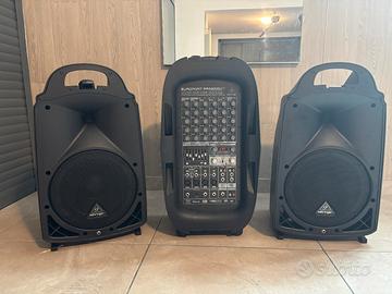 Behringer PPA2000BT Bluetooth. Impianto PA