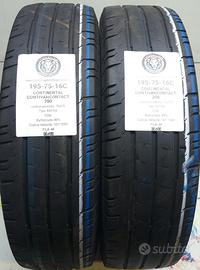2 GOMME 195 75 16C CONTINENTAL A70475