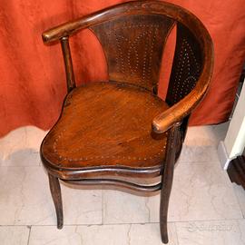 sedia thonet da prelato o magistrato fine 800 