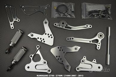 Pedane arretrate KAWASAKI Z 750 / Z1000 2007 2013