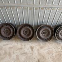 Cerchi in ferro disco 13 fiat seicento