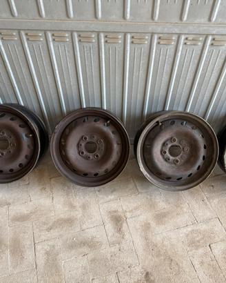 Cerchi in ferro disco 13 fiat seicento