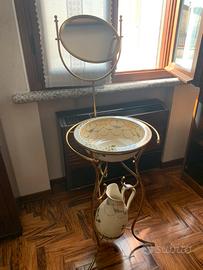 Catino per toilette con brocca