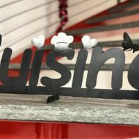 Decorazione metallo Cuisine Arredo Cucina SCRITTA