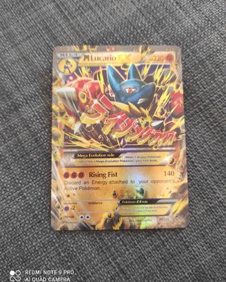 carta pokémon Mega Lucario Ex
