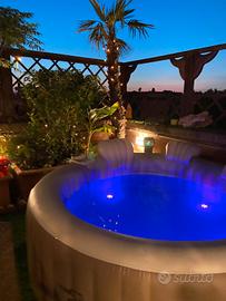piscina intex spa + pompa intex 26644