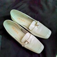 mocassino Prada in pelle  bianco 37 