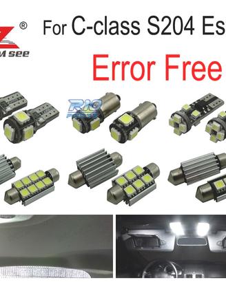 KIT 19 LAMPADE LED INTERNE MERCEDES CLASSE C S204 