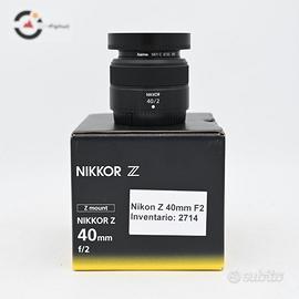Nikon NIKKOR Z 40mm f2 Pari al nuovo